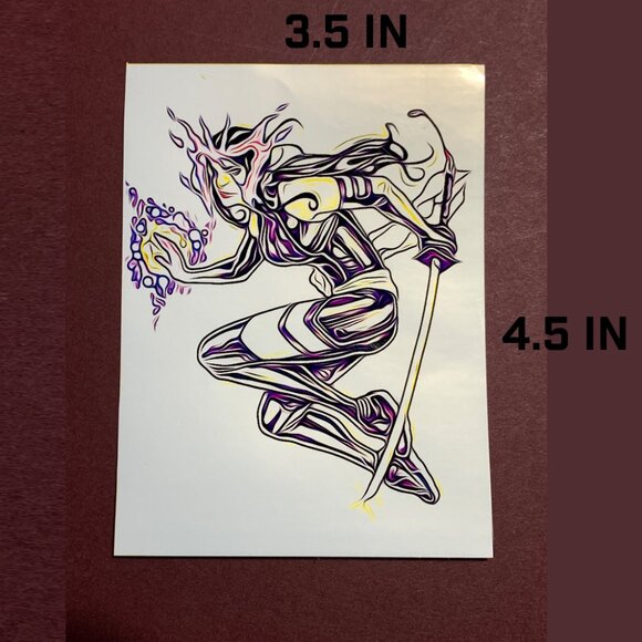 CUSTOM VINYL WATERPROOF STICKERS QTY 8 - Picture 5 of 8